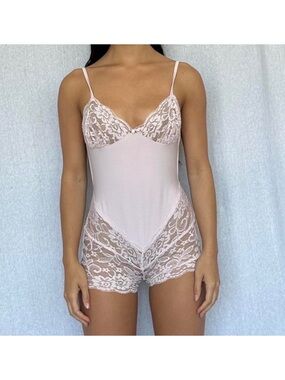 IAMGIA Karissa Floral Mesh Romper in Pink